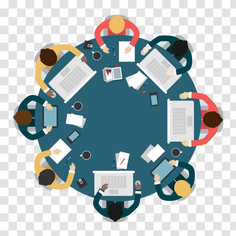 Round Table Meeting Business - Who Are Transparent PNG