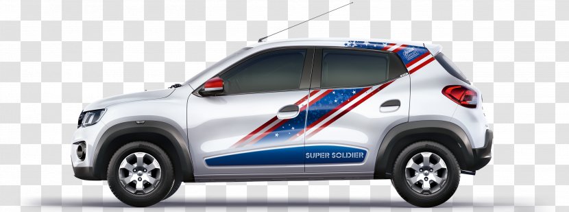 Captain America Renault KWID Iron Man Car - Mode Of Transport Transparent PNG