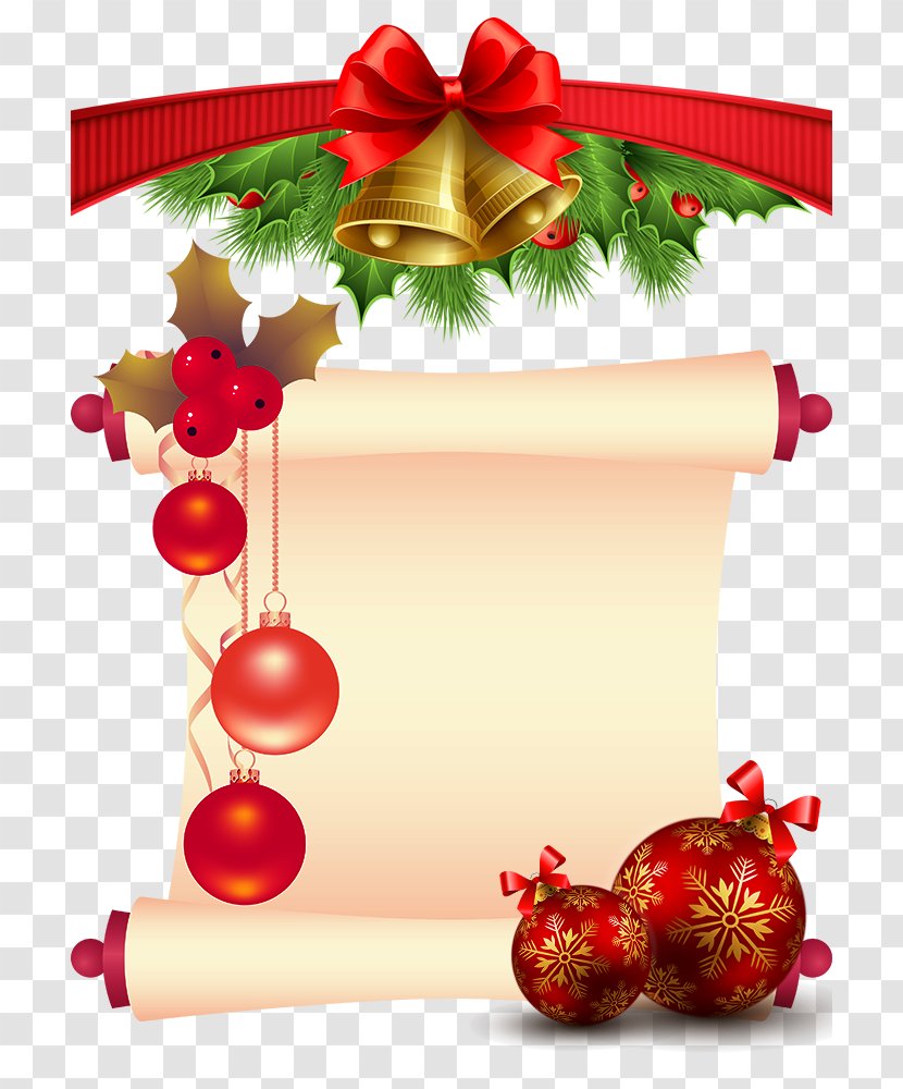 Christmas Decoration Jingle Bell Clip Art - Dinner - Letters Creative Holiday Cards Transparent PNG