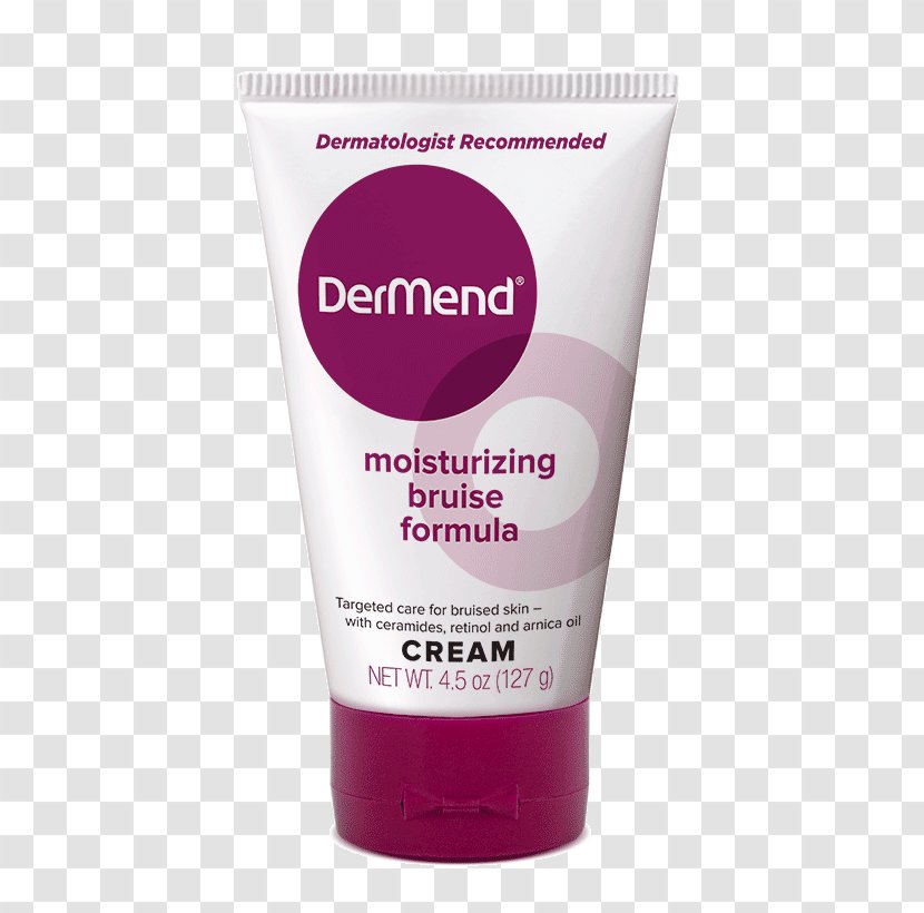 Lotion DerMend Moisturizing Bruise Formula Cream Moisturizer Skin Care - Dermend Fragile - Cosmetics Transparent PNG