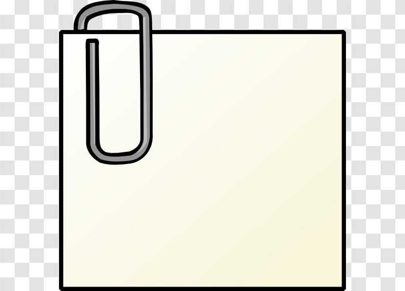 Paper Clip Post-it Note Art - Drawing Pin - Paperclip Picture Transparent PNG
