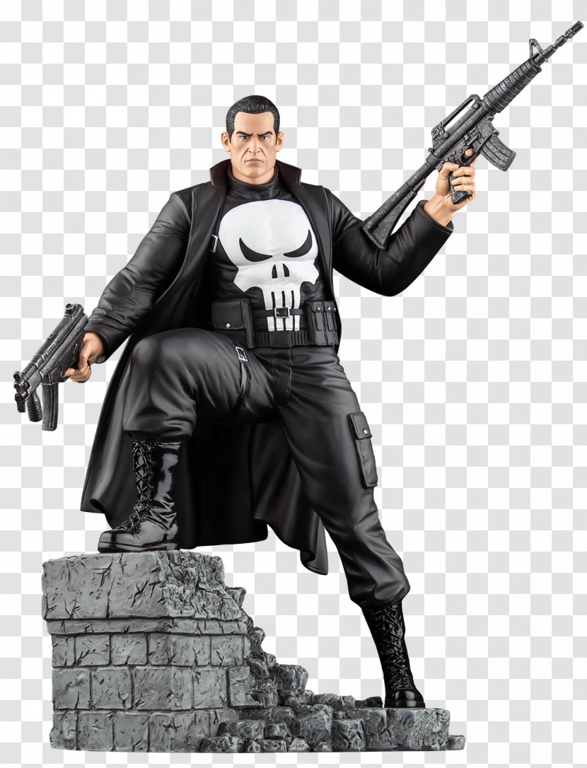 Punisher Russian Statue Figurine Wolverine - Firearm Transparent PNG