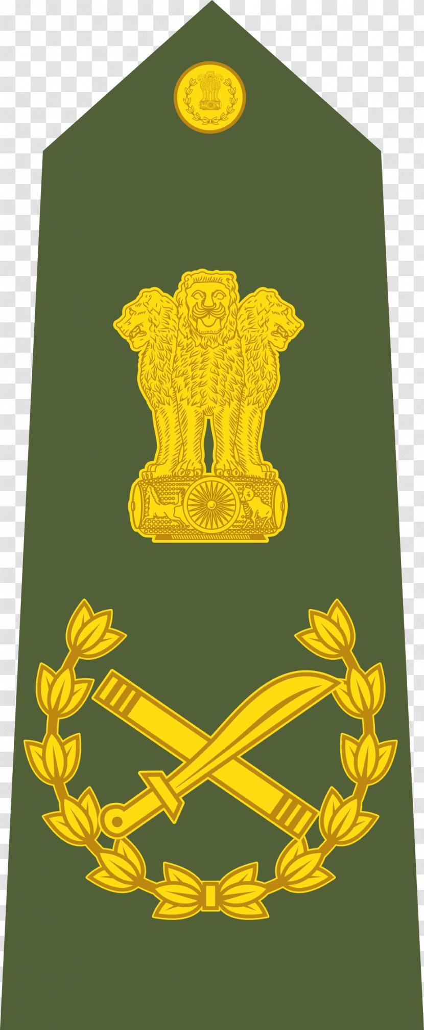 Indian Army Lieutenant General Colonel - Major Transparent PNG