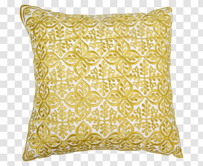Tile Yellow Throw Pillows Cushion Blue - Silhouette - Frame Transparent PNG