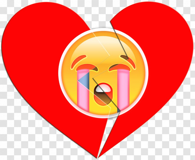 Broken Heart Emoji Love - Tree Transparent PNG