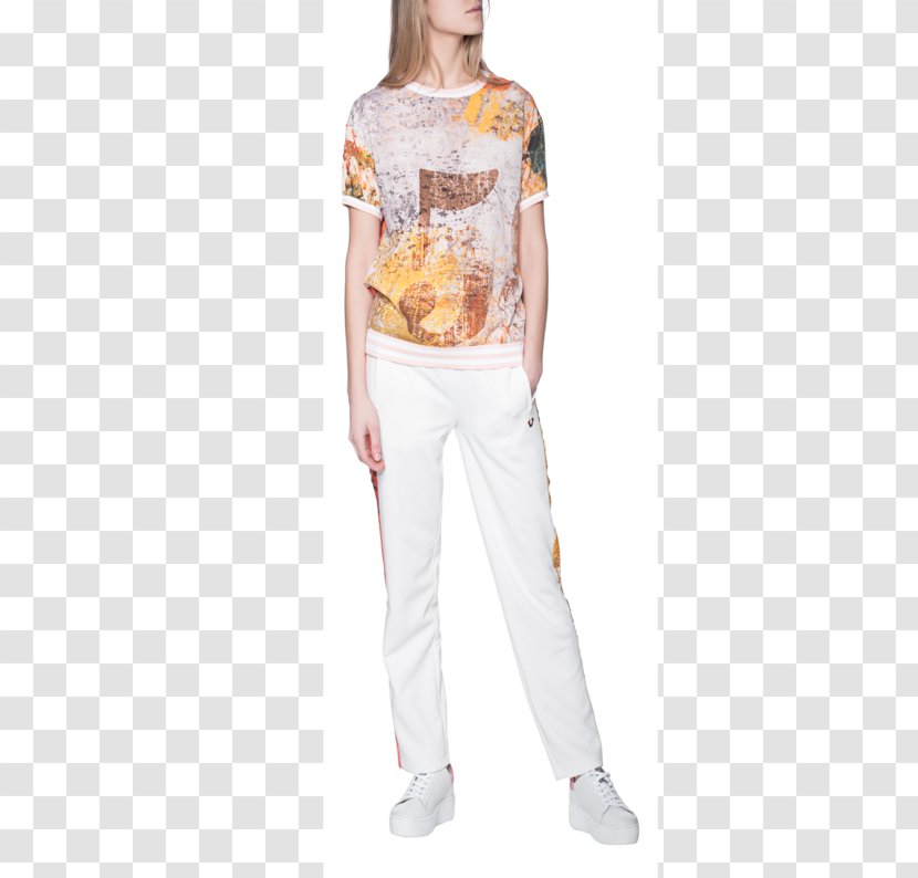 T-shirt Shoulder Sleeve Jeans - Top Transparent PNG