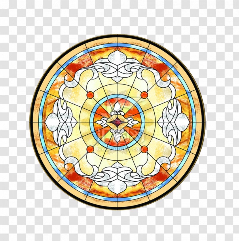 Glass Sticker - Symmetry - Church Transparent PNG