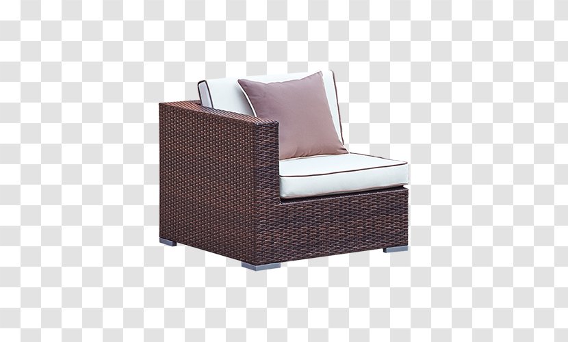 Club Chair Couch NYSE:GLW Wicker Rattan - Outdoor Furniture - Relax Transparent PNG