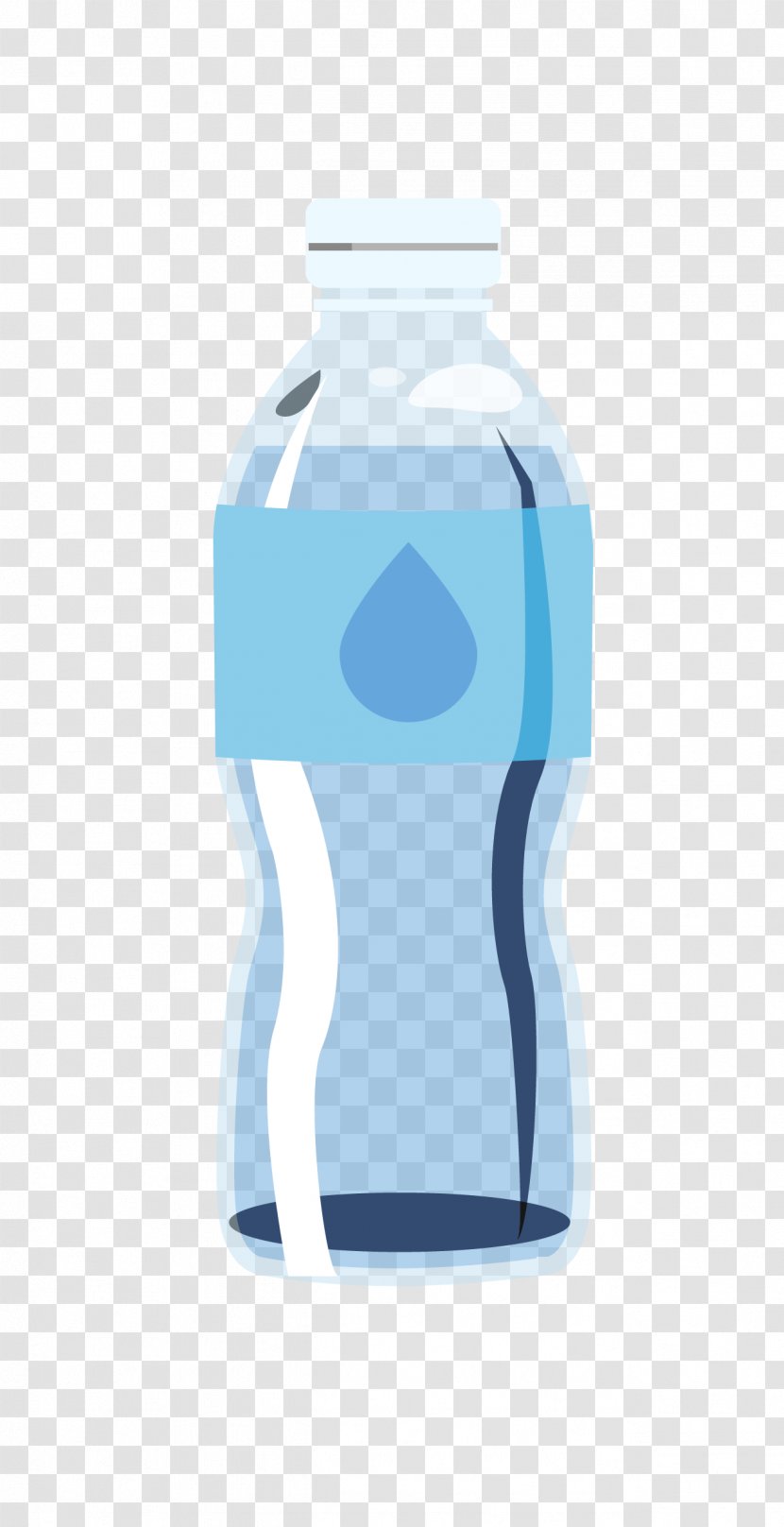 Water Bottle Purified Mineral - Liquid - Vector Blue Pure Transparent PNG