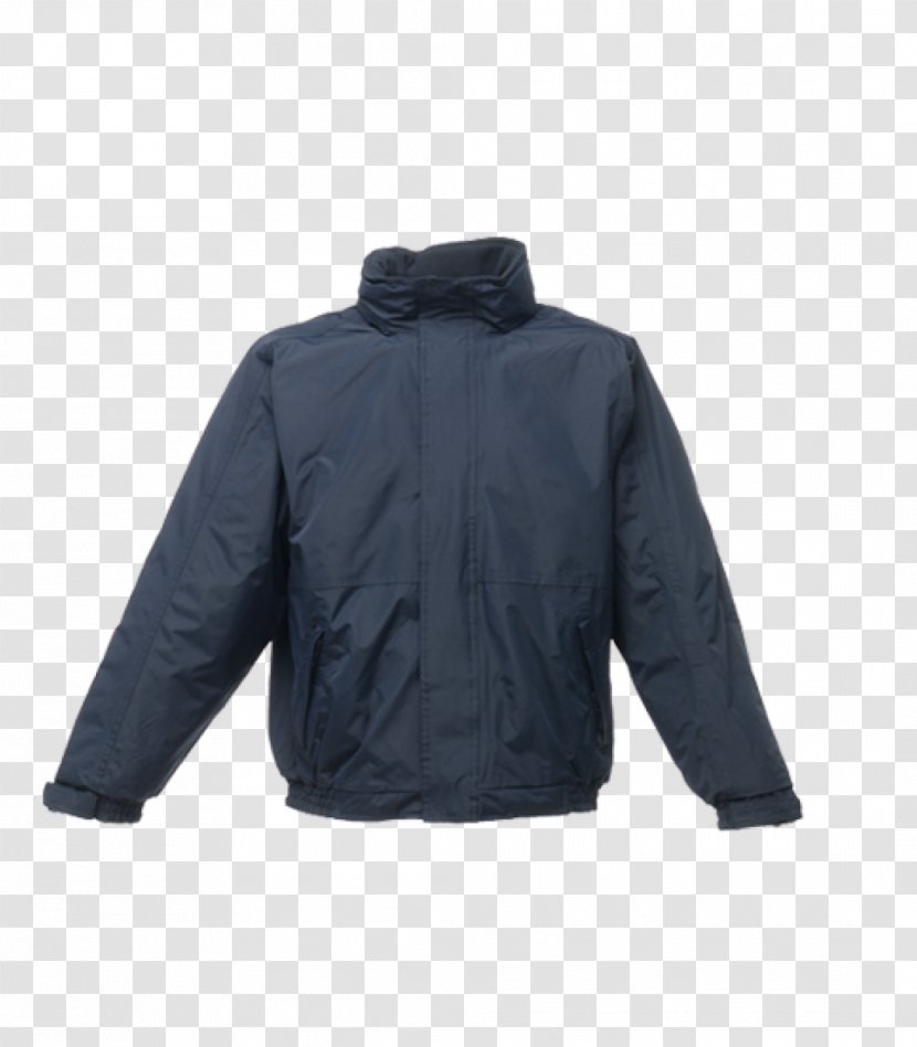 Flight Jacket Polar Fleece Coat Clothing - Collar Transparent PNG