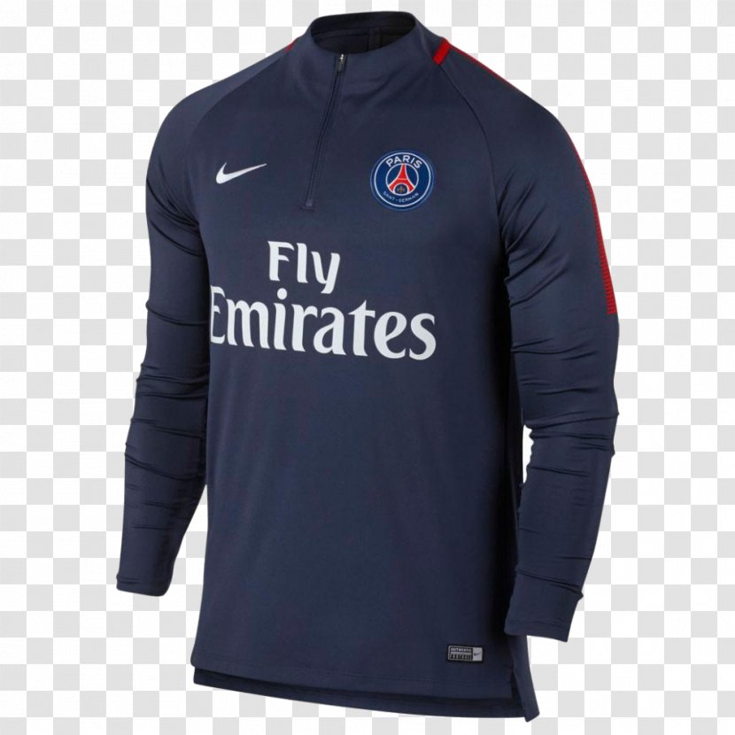 Paris Saint-Germain F.C. Long-sleeved T-shirt Jersey - Shirt Transparent PNG