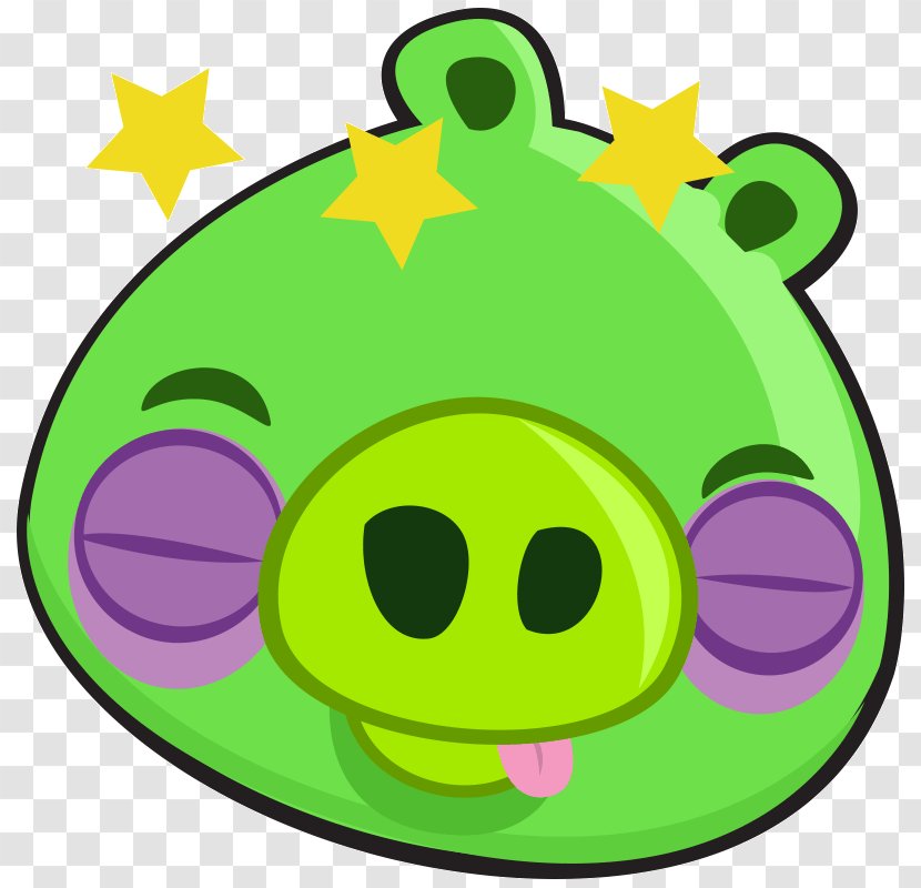 Angry Birds Stella Bad Piggies Space - Green Transparent PNG