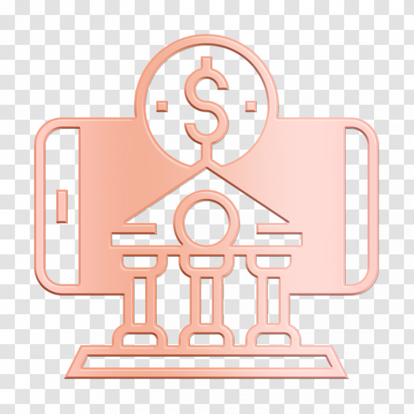 Financial Technology Icon Banking Icon Bank Icon Transparent PNG