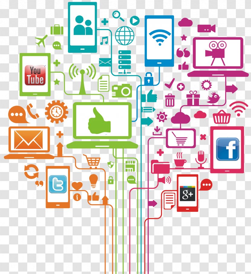 Social Media Marketing Digital - Diagram - Free Download Transparent PNG