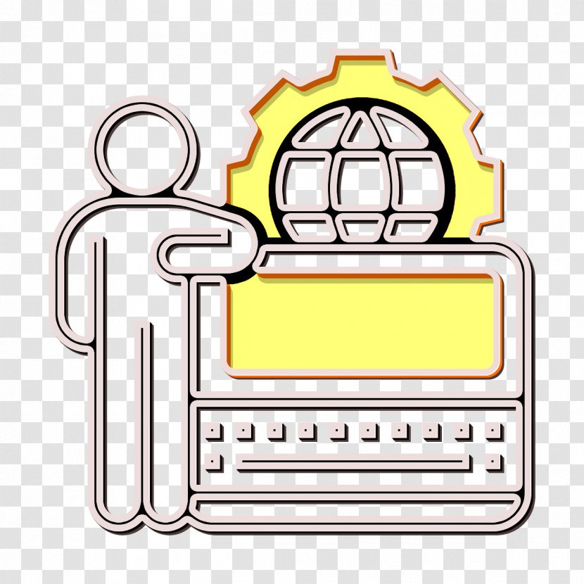 Computer Technology Icon Laptop Icon World Icon Transparent PNG