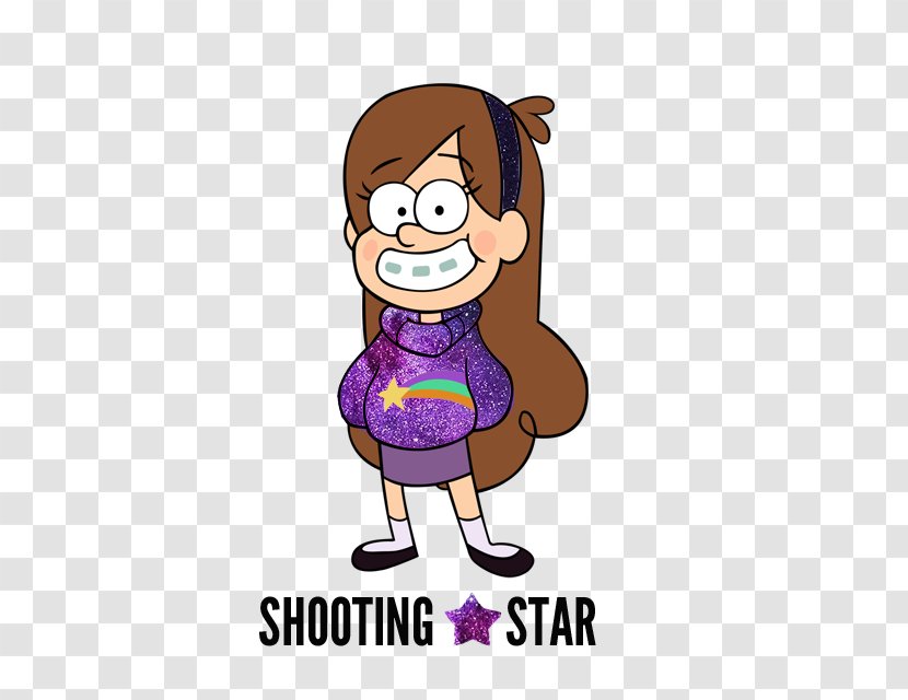 Mabel Pines Dipper Grunkle Stan Bill Cipher T-shirt - Shooting Star Transparent PNG