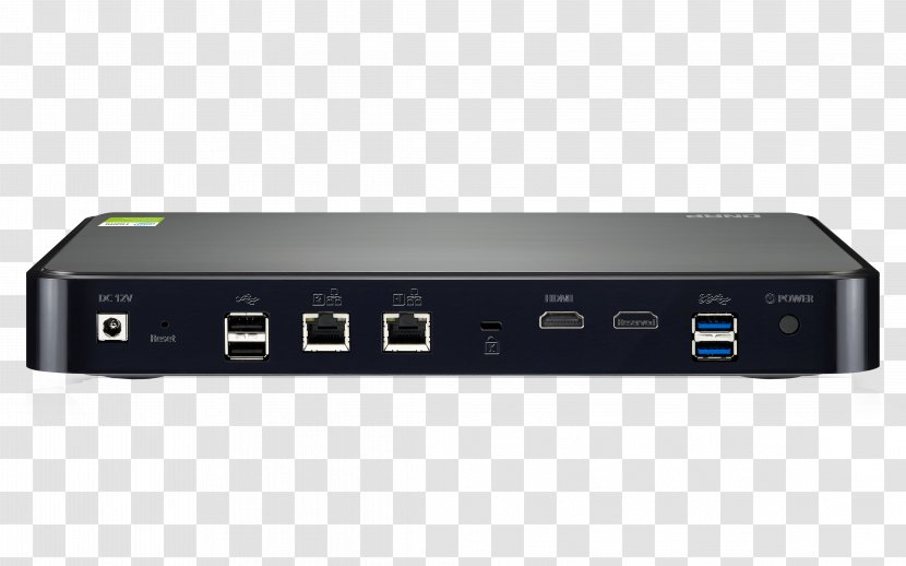 Amazon.com Network Storage Systems QNAP Systems, Inc. HS-251 2-Bay Fanless Home And SOHO NAS Server, Category Personal Cloud Small/Home Office SOHO, Interface 2x Hard Drives - Cable - Intel 8008 Transparent PNG