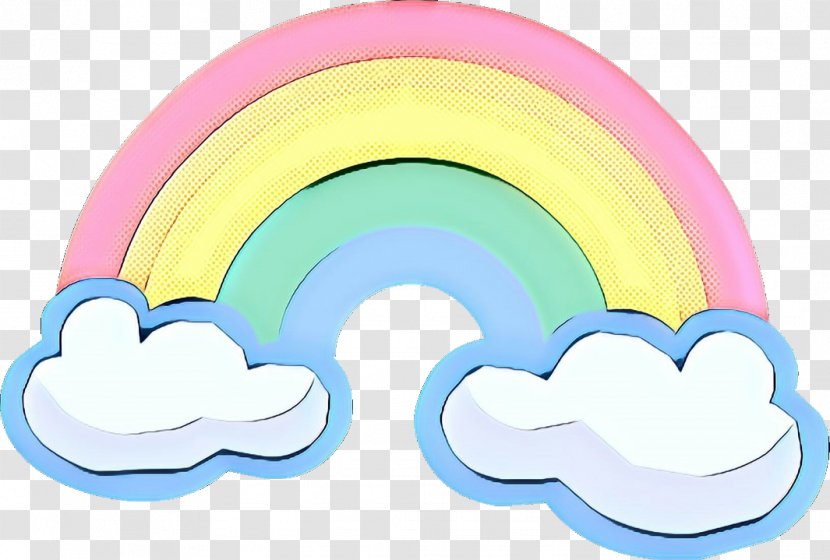 Cartoon Rainbow - Meteorological Phenomenon - Circumhorizontal Arc Transparent PNG