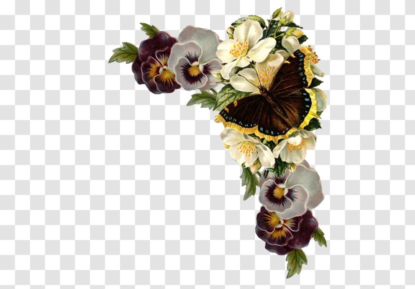 Monarch Butterfly Flower Clip Art - Bouquet Transparent PNG