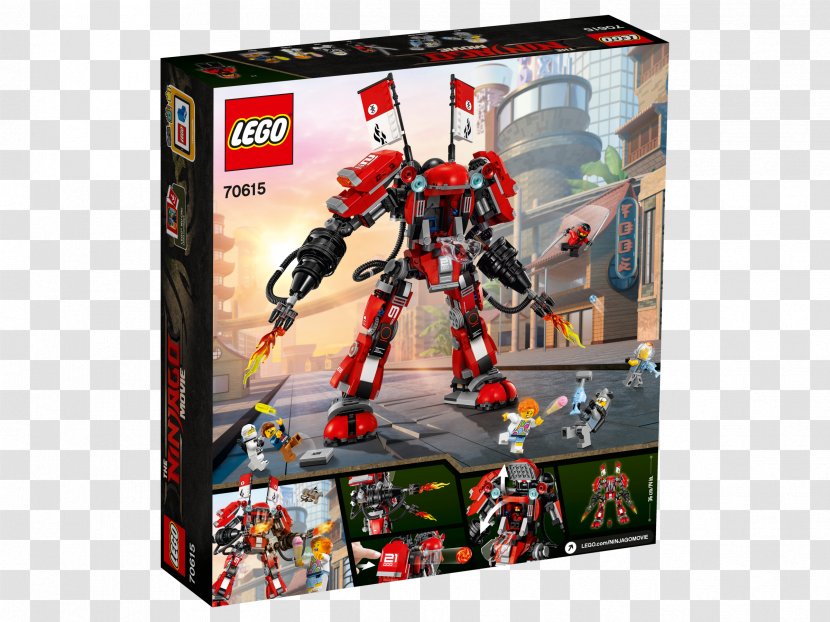 LEGO 70615 THE NINJAGO MOVIE Fire Mech Hamleys Toy - Lego Certified Store Bricks World Ngee Ann City Transparent PNG