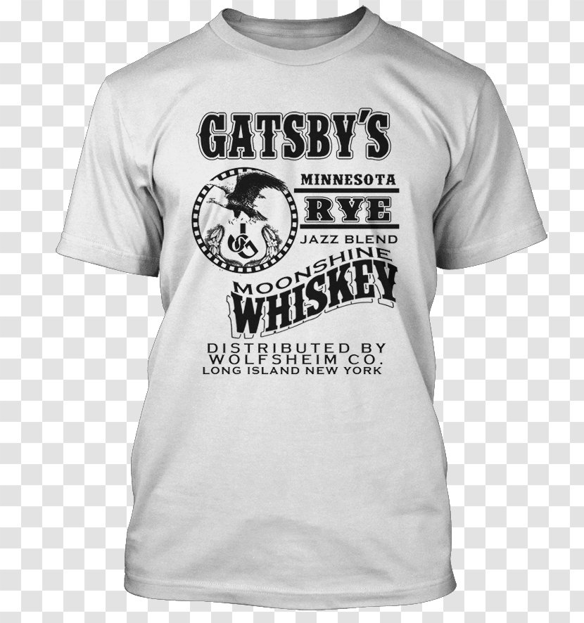 T-shirt The Great Gatsby Jay Sleeve - Top Transparent PNG