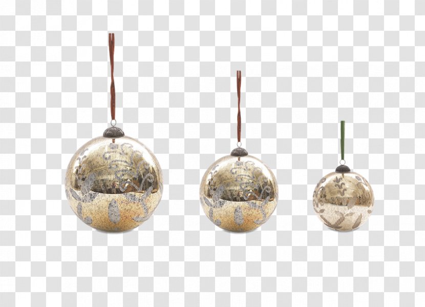 Christmas Ornament Earring Decoration Bombka Glass - Antique - GOLD Table Napkins Transparent PNG