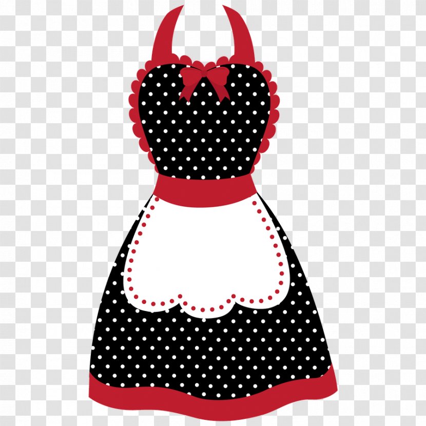 Apron Kitchen Clip Art - Red - Cha Transparent PNG