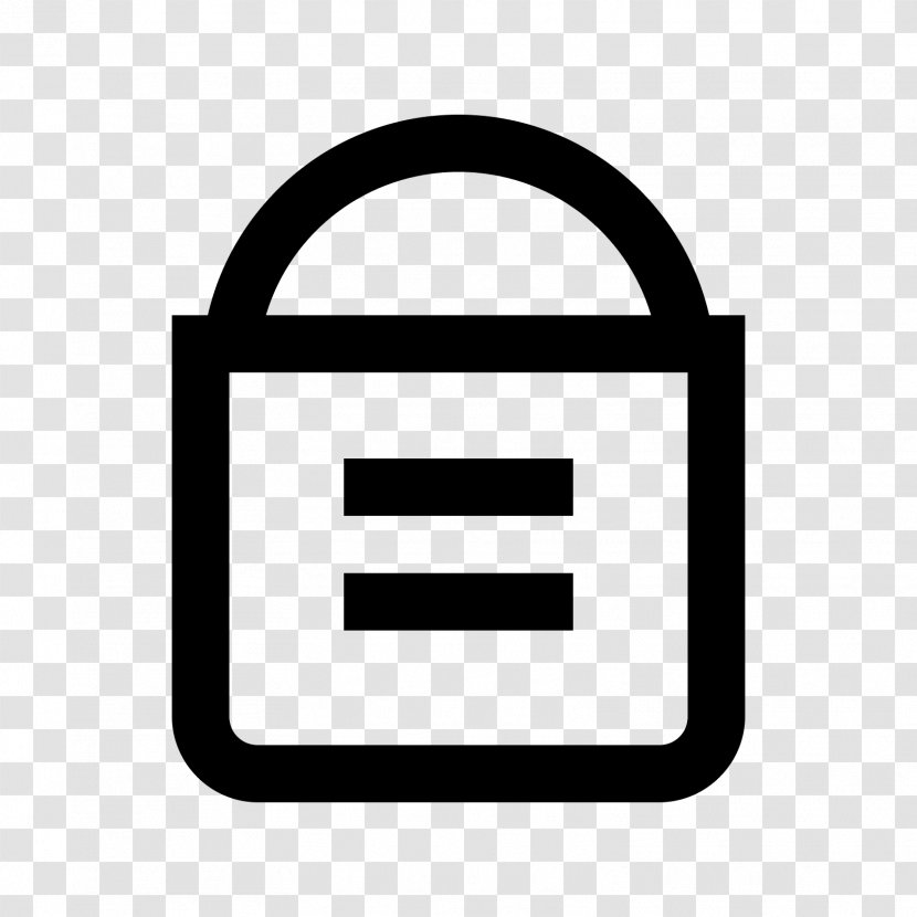 Bucket Paint Label Padlock - Brand Transparent PNG