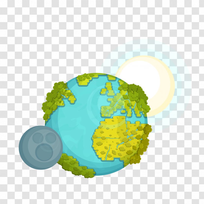 Earth - Yellow - Vector Green Transparent PNG