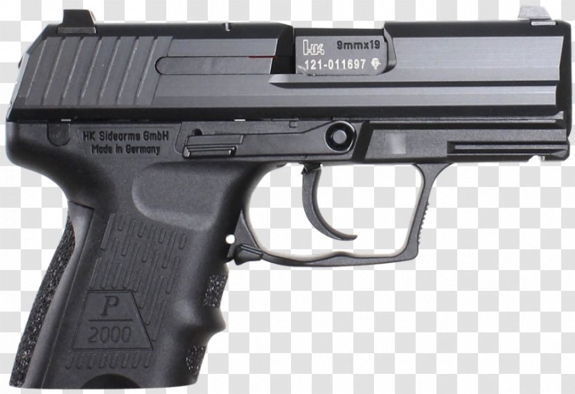 Heckler & Koch P2000 P30 HK45 Semi-automatic Pistol - Gun - Handgun Transparent PNG