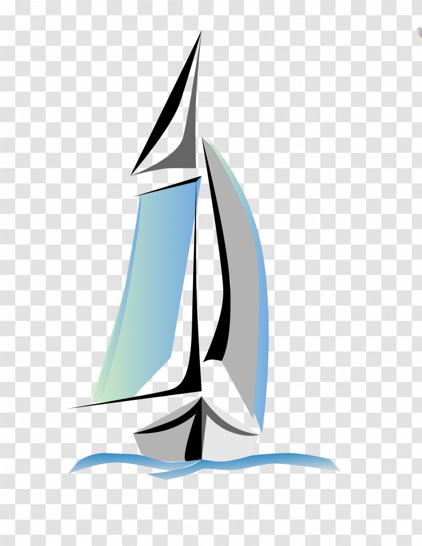 Icon - Designer - Vector Blue Smooth Sailing Transparent PNG