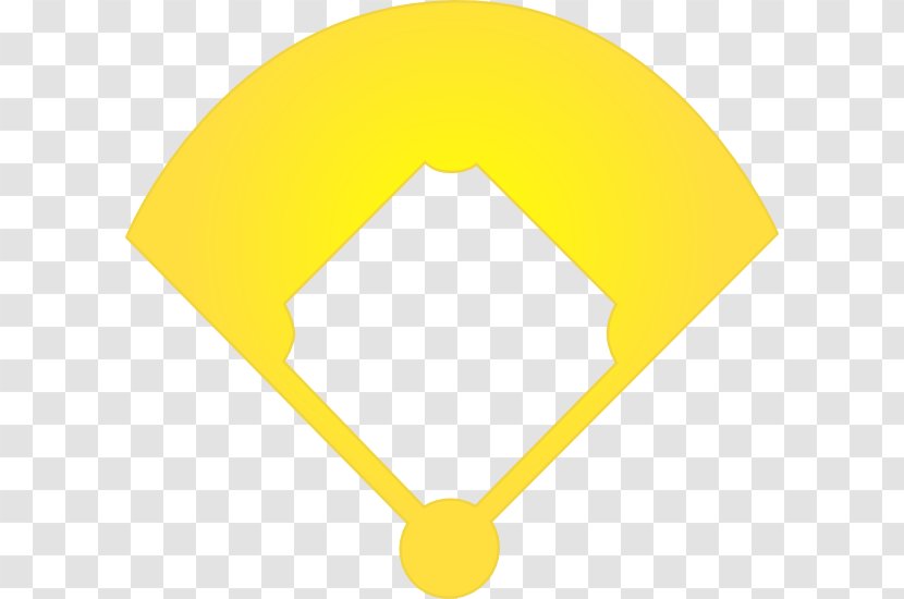 Line Area Angle - Triangle - Baseball Diamond Outline Transparent PNG
