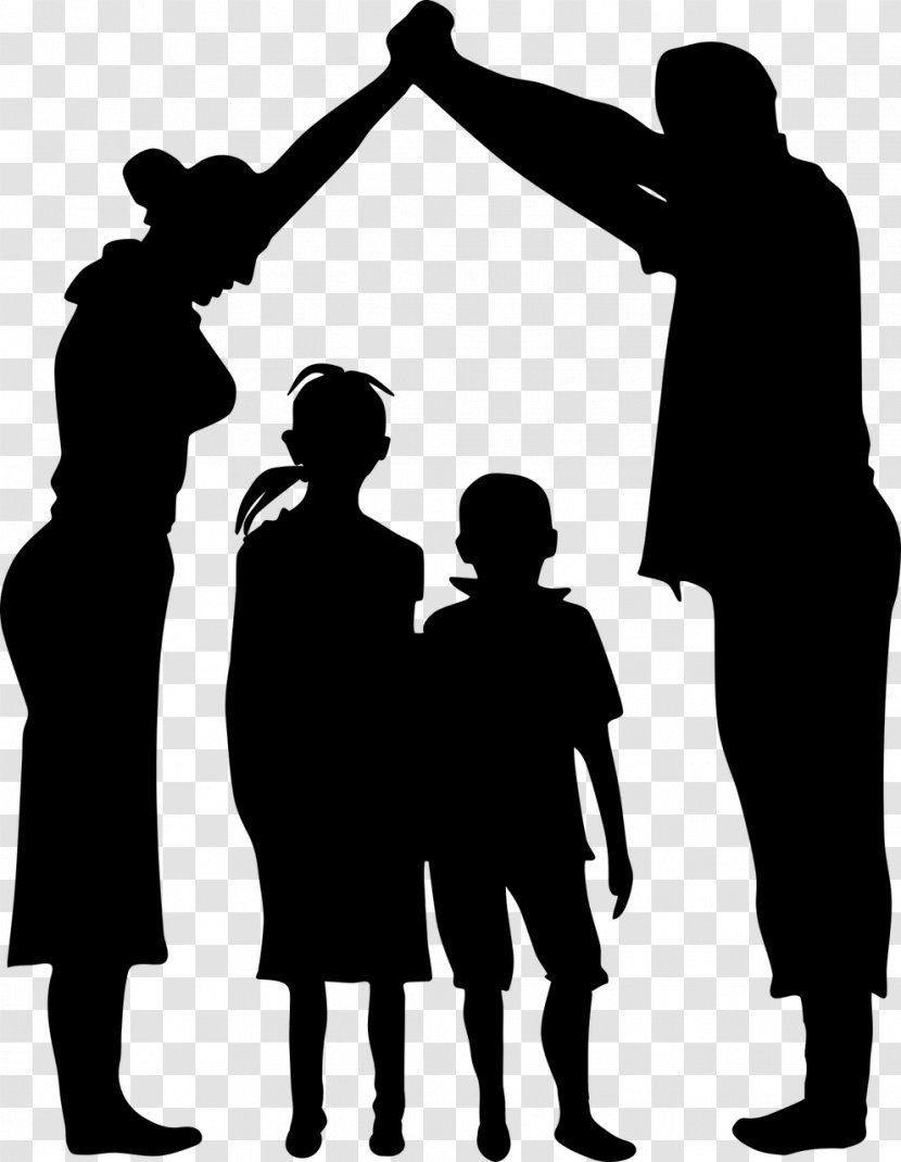 Family Silhouette Clip Art - Conversation Transparent PNG