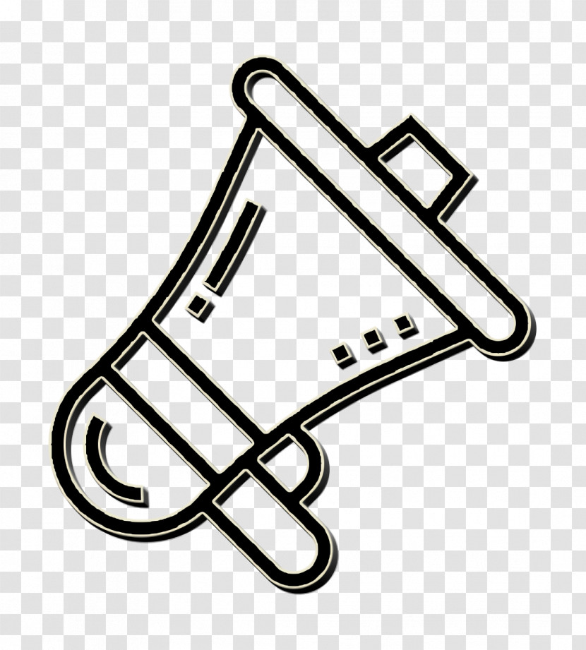 Business Analytics Icon Megaphone Icon Bullhorn Icon Transparent PNG