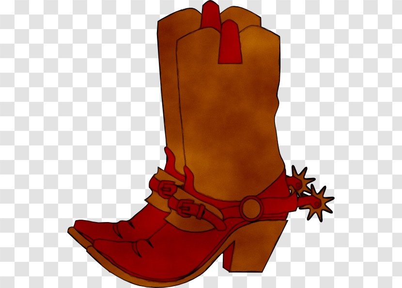 Footwear Boot Cowboy Shoe Durango - Wet Ink - Carmine High Heels Transparent PNG