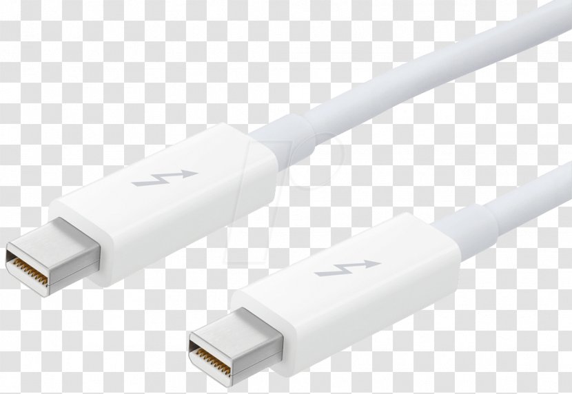 Apple Thunderbolt Display Lightning Electrical Cable Transparent PNG