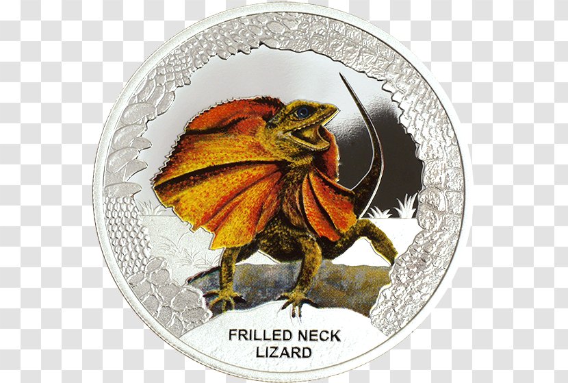 Perth Mint Reptile Frilled-neck Lizard Proof Coinage - Frilledneck Transparent PNG