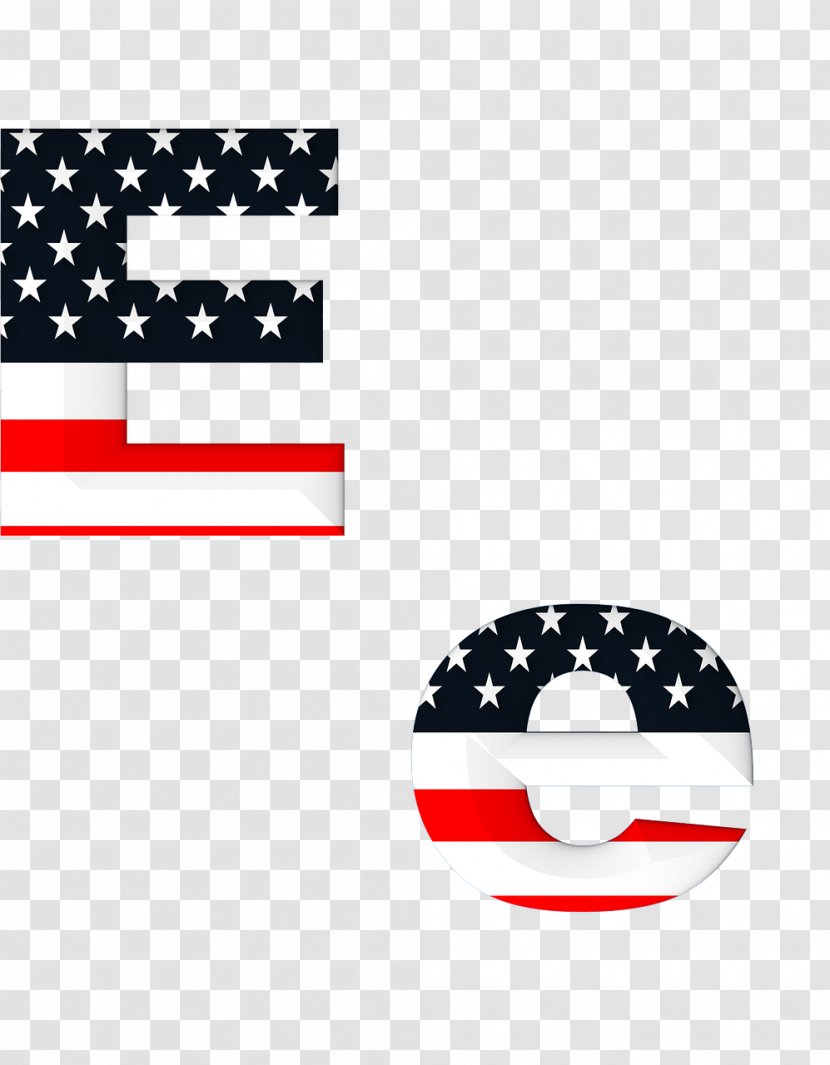 Flag Of The United States Alphabet Letter - Language Transparent PNG