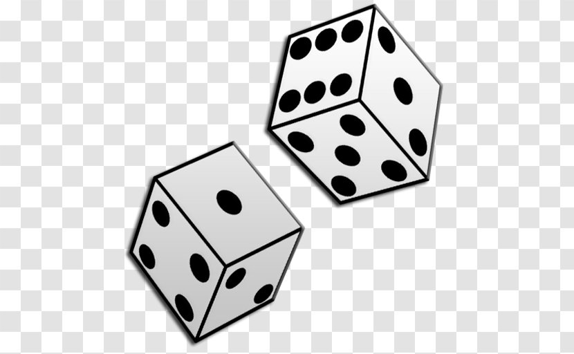 Talking Dice Roller - Black And White - 3D Simulator Point M Android GameDice Transparent PNG