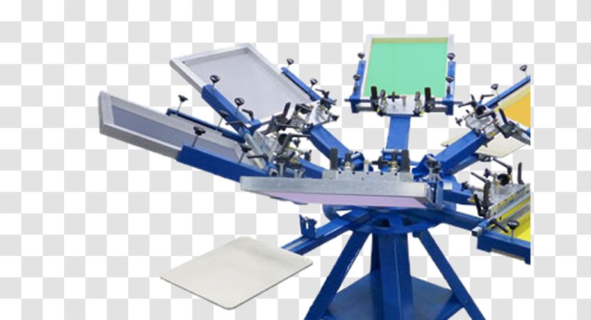 Screen Printing Textile Stanok Press Direct To Garment - Silk Print Transparent PNG