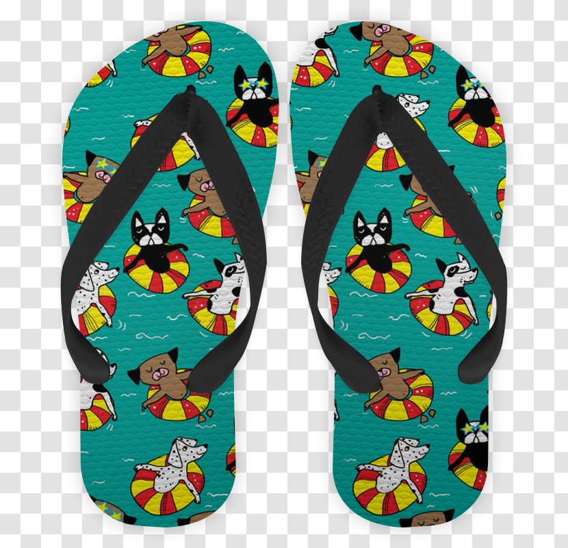 Flip-flops Shoe Teal - Regular Transparent PNG