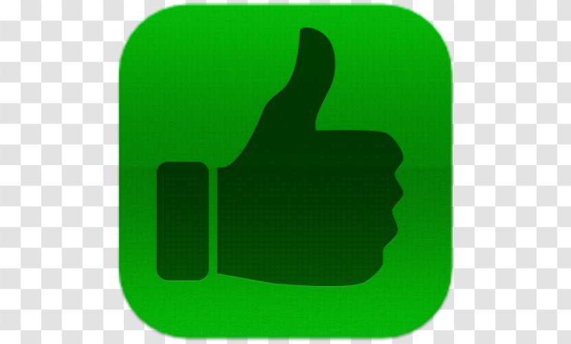 Thumb Digit YouTube - Green - Youtube Transparent PNG