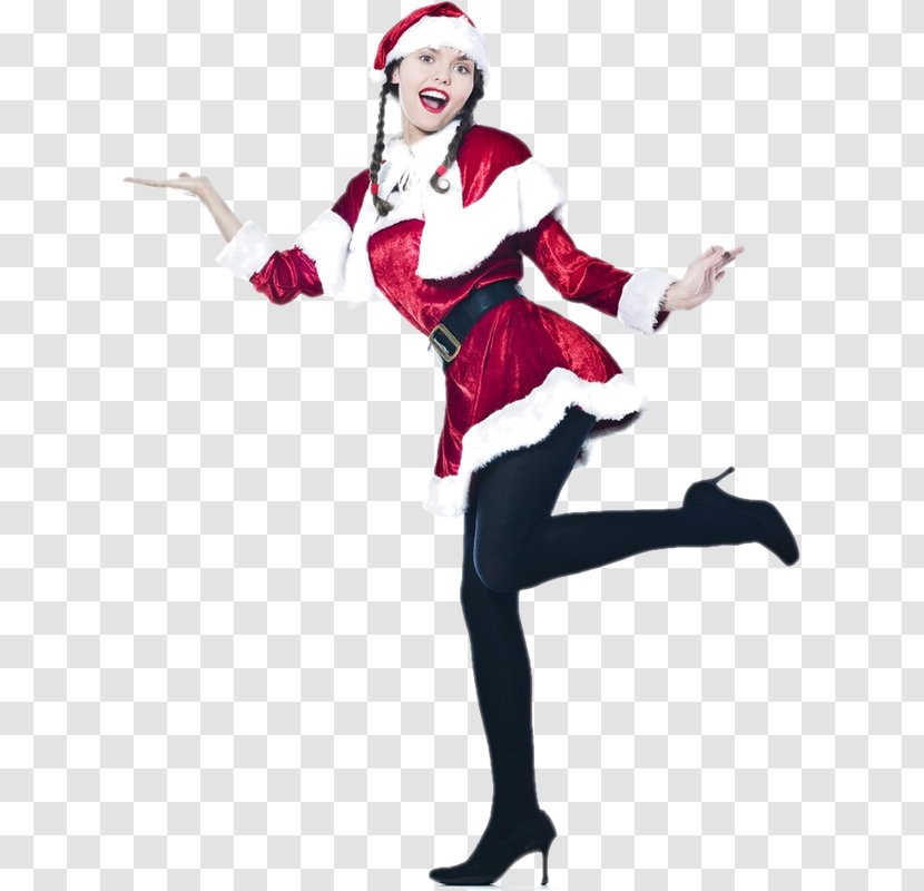 Santa Claus Au Clown De Paris Costume Christmas Dress - Clothing Transparent PNG