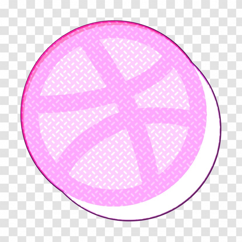 Dribbble Icon Free Media - Pink - Symbol Magenta Transparent PNG