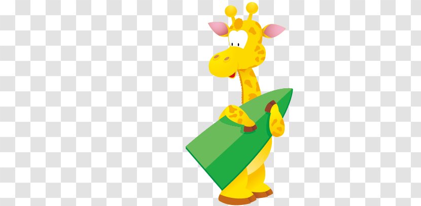 Giraffe Cartoon - Designer Transparent PNG