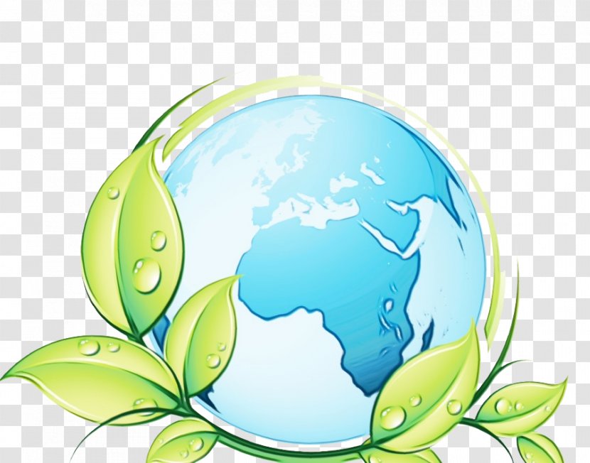 Clip Art Earth Plant Logo World - Paint Transparent PNG