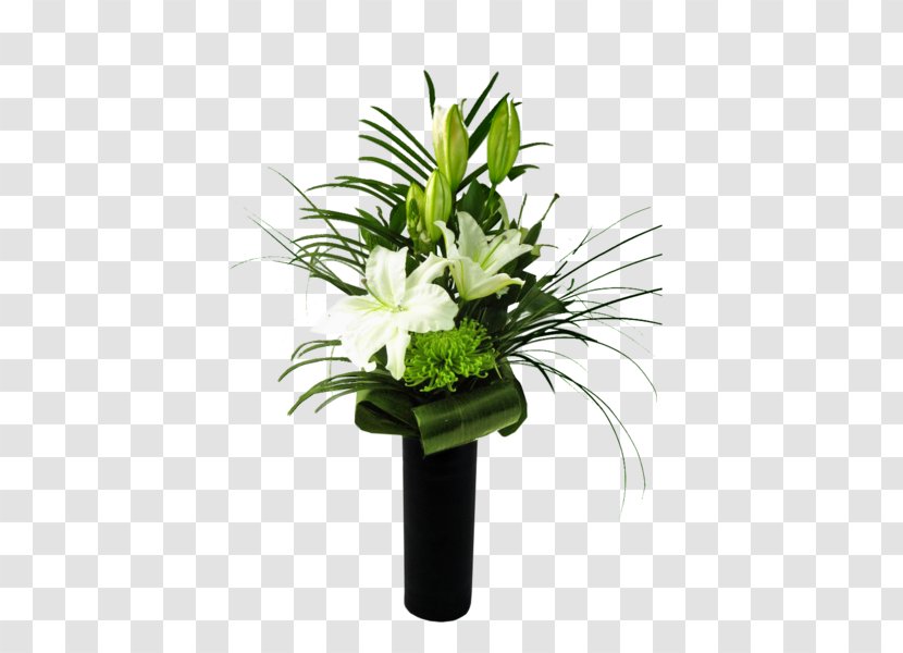 Floral Design Vase Flower Bouquet Cut Flowers - Black - Collectibles Ornament Transparent PNG