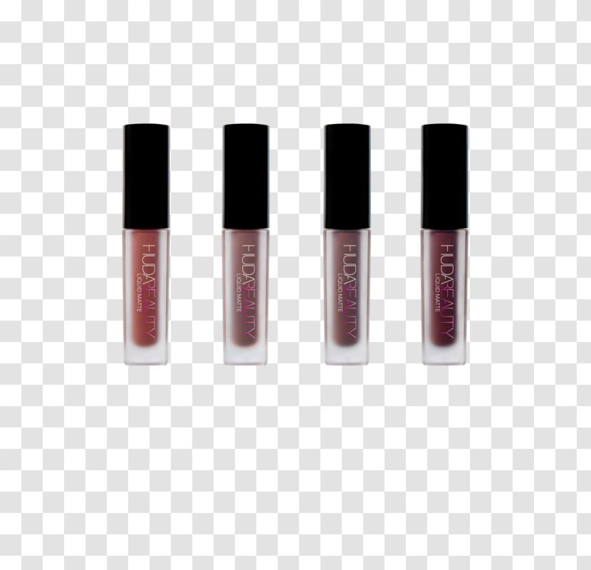 Huda Beauty Liquid Matte MINI Lipstick Rose Gold Textured Shadows Palette - Makeup Transparent PNG