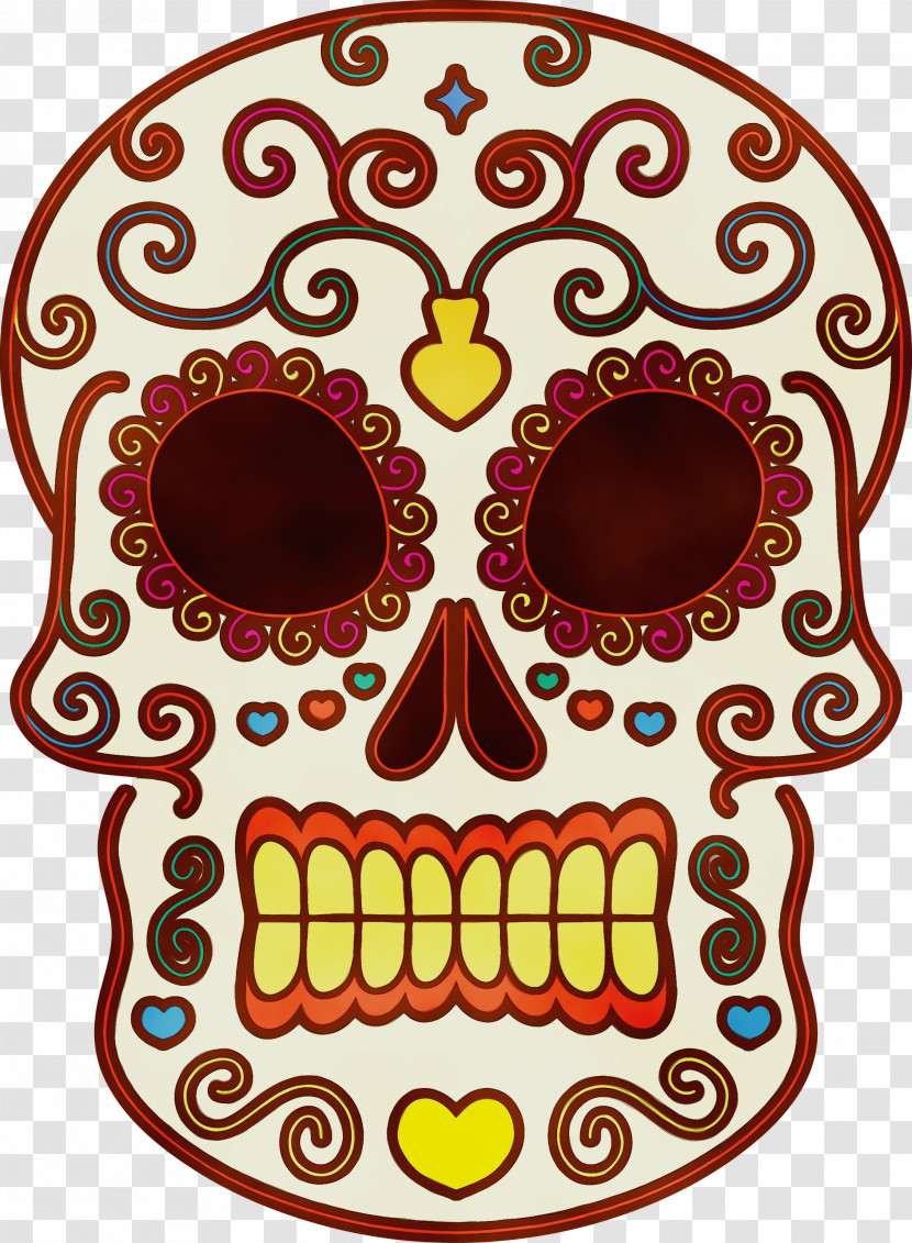 Skull Art Transparent PNG