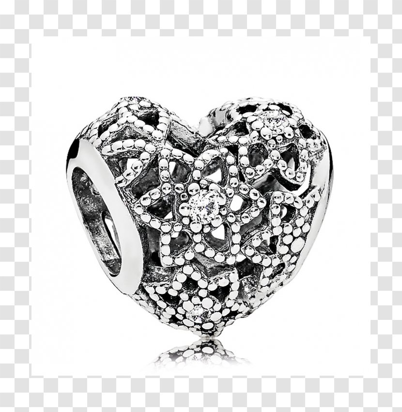 Pandora Charm Bracelet Cubic Zirconia Jewellery Earring - Diamond Transparent PNG